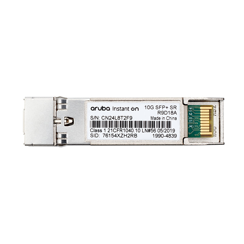 HPE Networking Instant On 10G SFP+ LC SR 300m MMF XCVR (R9D18A)