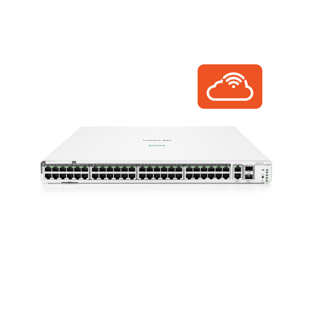 HPE Networking Instant On 1960 40p Gigabit CL4 8p Gigabit CL6 PoE 2p 10GBT 2p SFP+ 600W Switch (JL809A)