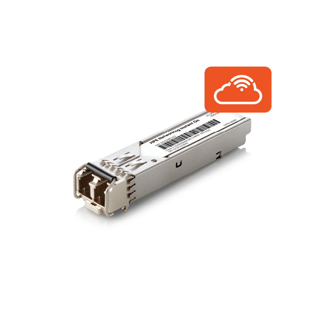 HPE Networking Instant On 1G SFP LC SX 500m OM2 MMF Transceiver (R9D16A)