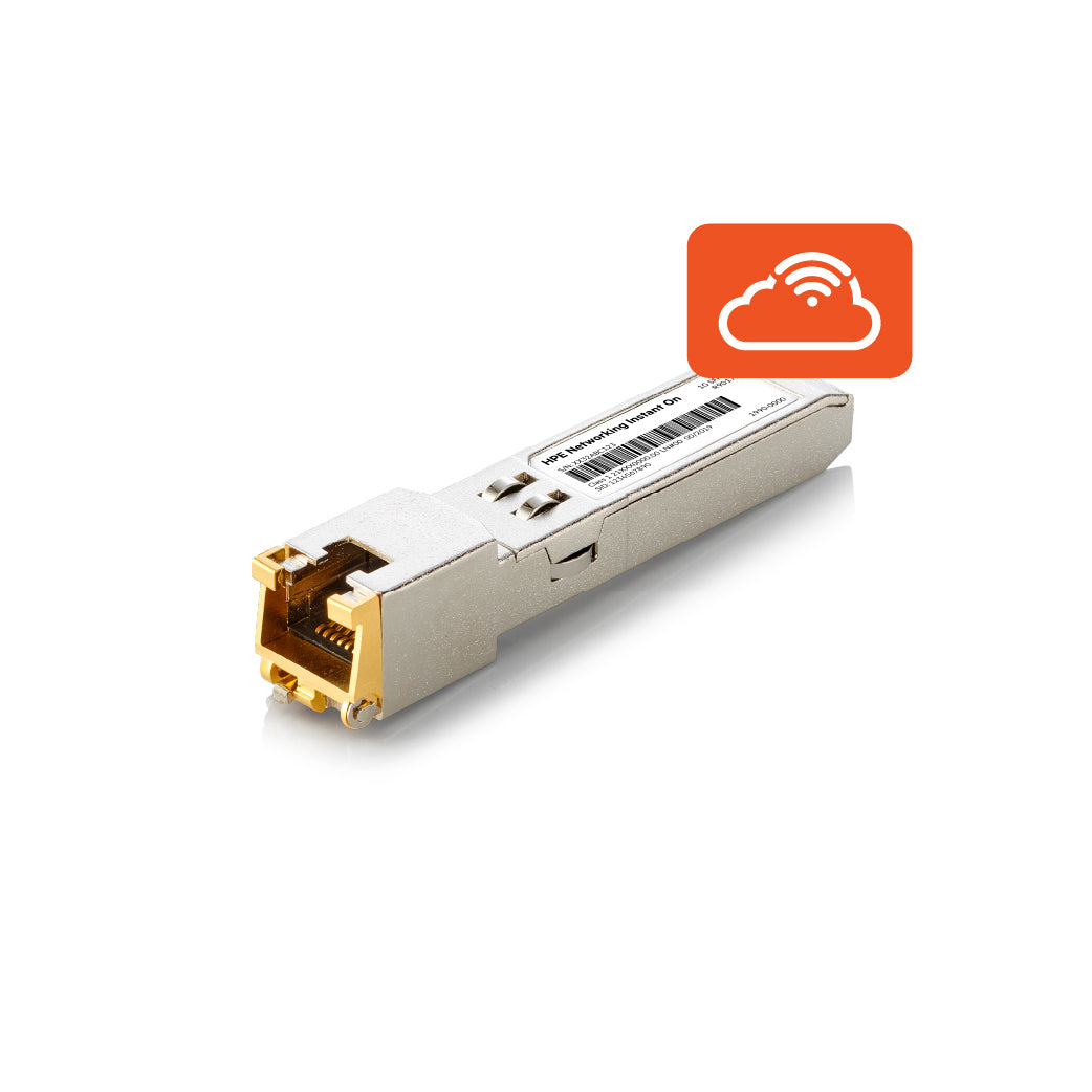 HPE Networking Instant On 1G SFP RJ45 100m Cat5e Transceiver (R9D17B)