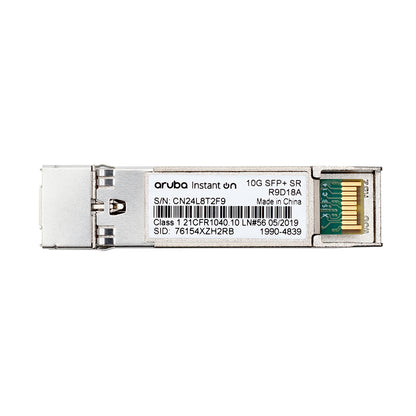 HPE Networking Instant On 10G SFP+ LC SR 300m MMF XCVR (R9D18A)