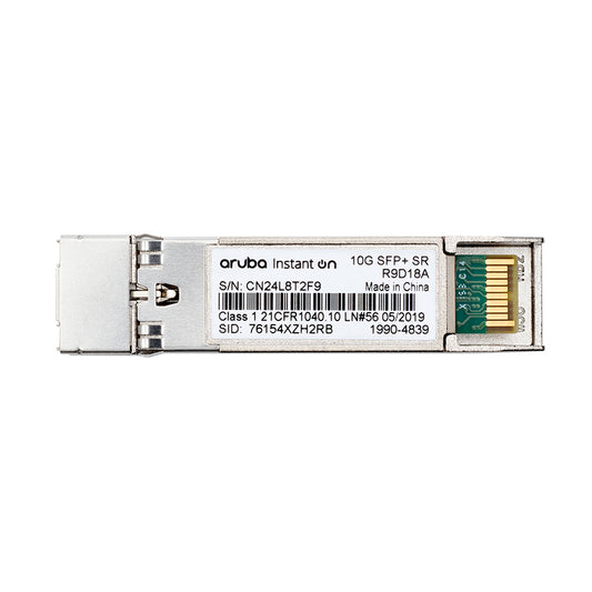 HPE Networking Instant On 10G SFP+ LC SR 300m MMF XCVR (R9D18A)