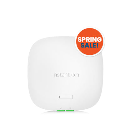HPE Networking Instant On AP21 (RW) Dual Radio 2x2 Wi‑Fi 6 Access Point (S1T09A)