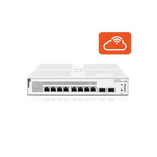 HPE Networking Instant On 1930 8p Gigabit CL4 PoE 2p SFP 124W Switch (JL681A)
