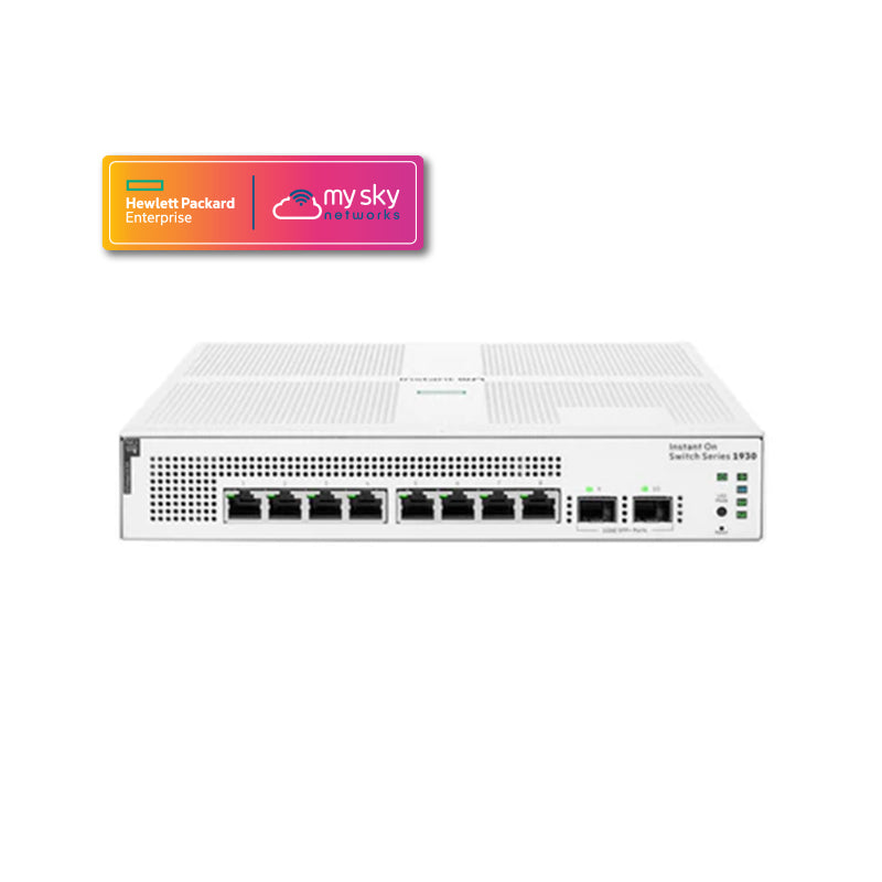 HPE Networking Instant On 1930 2SFP 8 Port 124W Switch (JL681A)