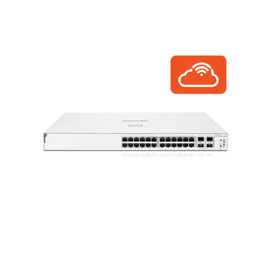 HPE Networking Instant On 1930 24p Gigabit CL4 PoE 4p SFP+ 370W Switch (JL684B)