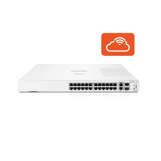HPE Networking Instant On 1960 24p Gigabit 2p 10GBT 2p SFP+ Switch (JL806A)