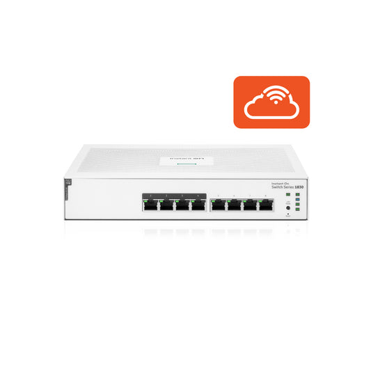 HPE Networking Instant On 1830 8p Gigabit CL4 PoE 65W Switch (JL811A)