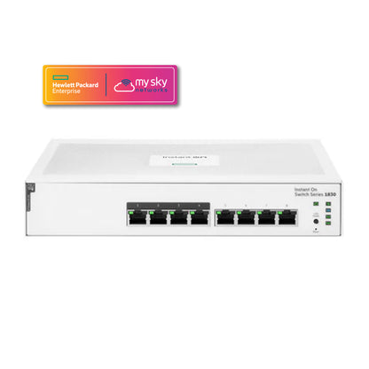 HPE Networking Instant On 1830 8G 4p Class4 PoE 65W Switch (JL811A)