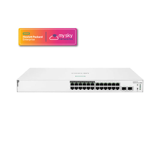 HPE Networking Instant On 1830 24p Gigabit CL4 PoE 2p SFP 195W Switch (JL813A)