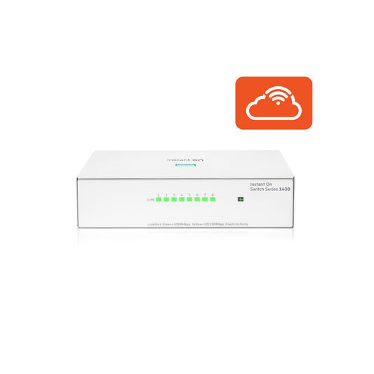 HPE Networking Instant On 1430 8p Gigabit Switch (R8R45A)