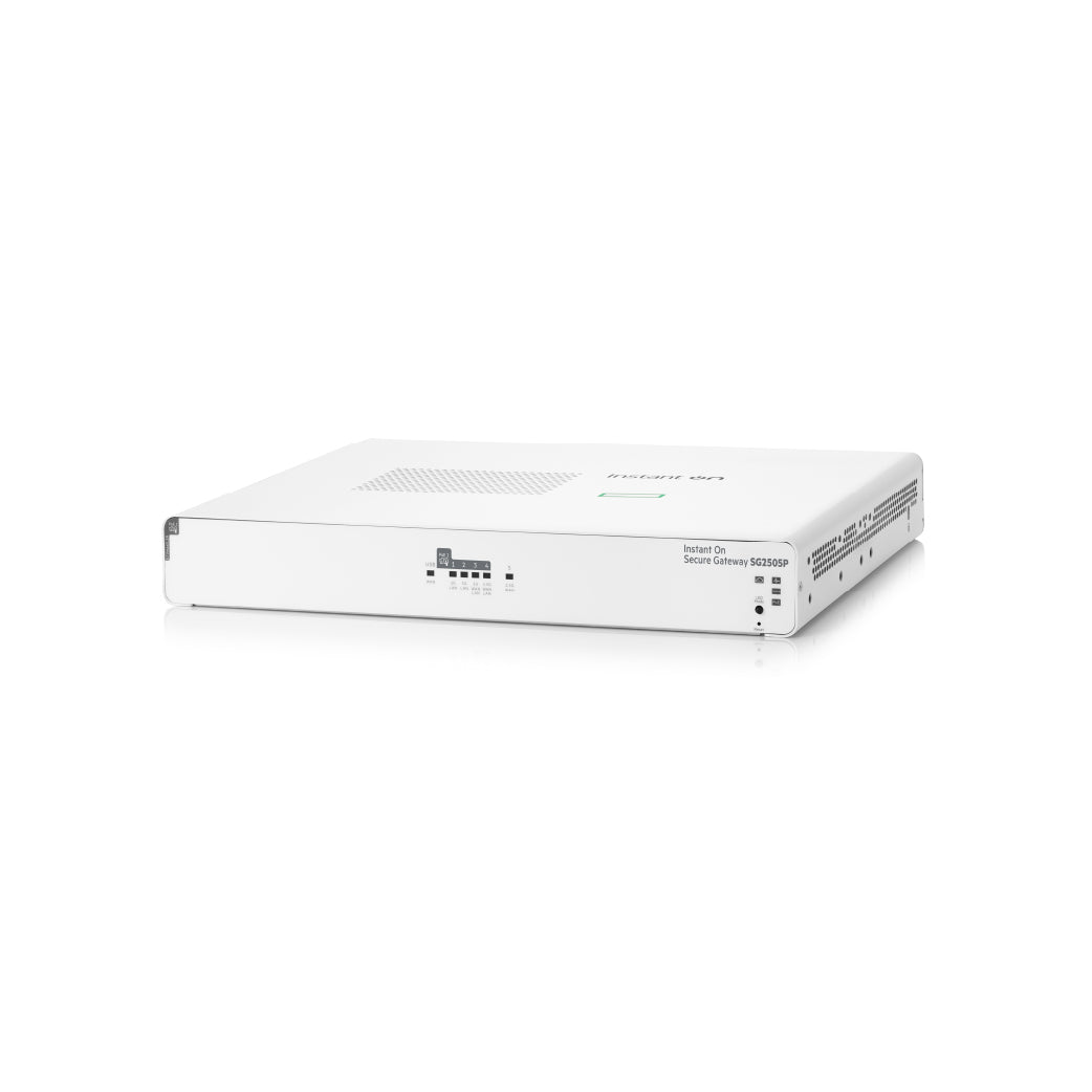 HPE Networking Instant On Secure Gateway 5-port SmartRate 2.5G PoE+ 64W SG2505P (S0G34A)