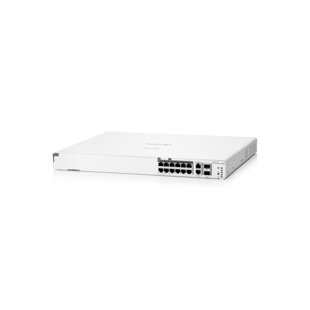 HPE Networking Instant On 1960 Switch 8p Gigabit CL4 4p SR2.5G CL6 PoE 2p 10GBT 2p SFP+ 480W Switch (S0F35A)